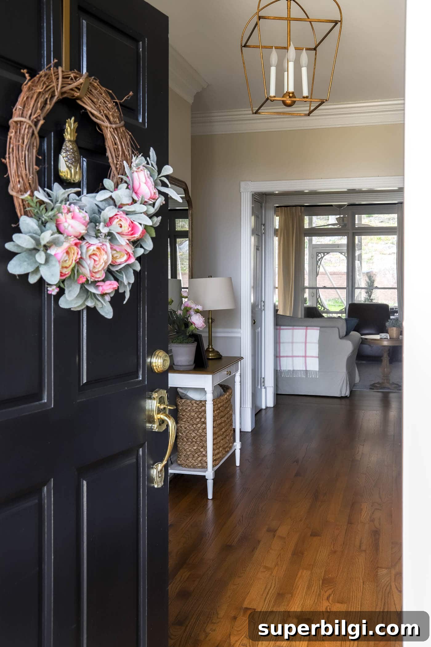 How to Make a Spring Peony Wreath: DIY Tutorial 6 Spring Front Entryway Decor