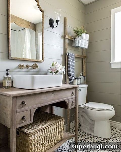 Farmhouse Bathroom Design: Essential Elements & Decor 6 img 25316 15