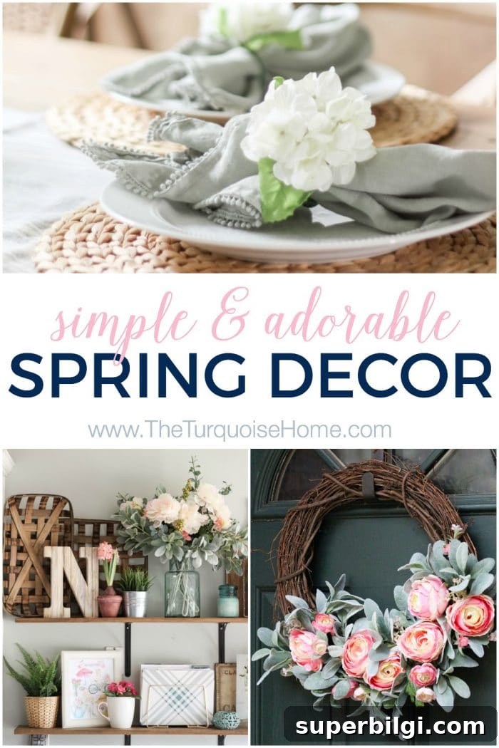 Farmhouse Spring Decor Ideas to Refresh Your Home 2 Simply Adorable Spring Decor - with a farmhouse flair!