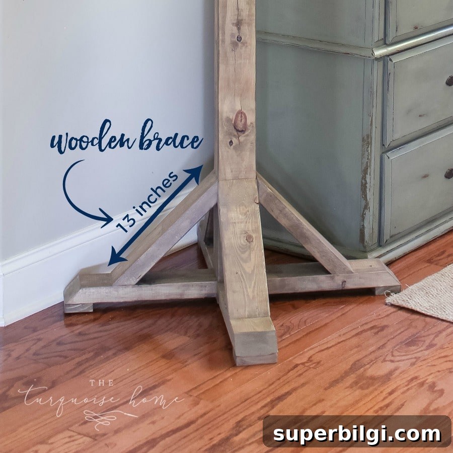 DIY Wooden Coat Rack: Step-by-Step Build Guide 10 Make your own decorative wooden braces for your DIY Cheap Coat Rack! #buildyourownathome #diyproject #diy #buildlikeagirl