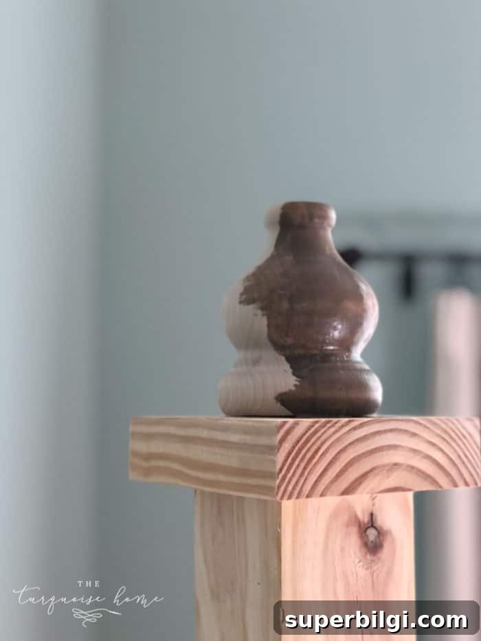 DIY Wooden Coat Rack: Step-by-Step Build Guide 13 Stain or Paint your Entryway Coat Rack with a medium of your choice! I love this Weathered Stain from Old Barn Milk Paint | DIY Coat Rack | #buildyourownathome #diyproject #diy #buildlikeagirl