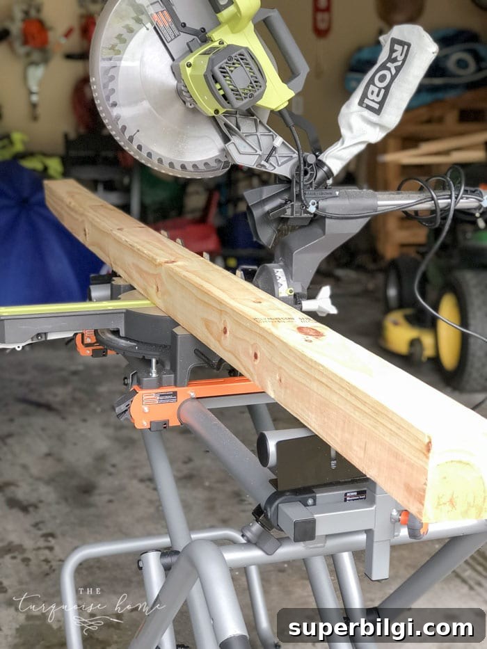 DIY Wooden Coat Rack: Step-by-Step Build Guide 5 Awesome 12 inch sliding miter saw with a laser. #ryobination #tools #buildyourownathome #mitersaw