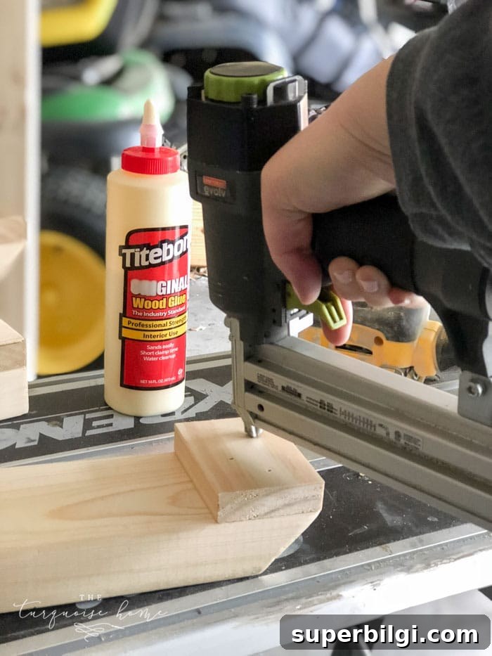 DIY Wooden Coat Rack: Step-by-Step Build Guide 7 Attach the feet to the legs, flush with the long pointed end! DIY Standing Coat Rack
