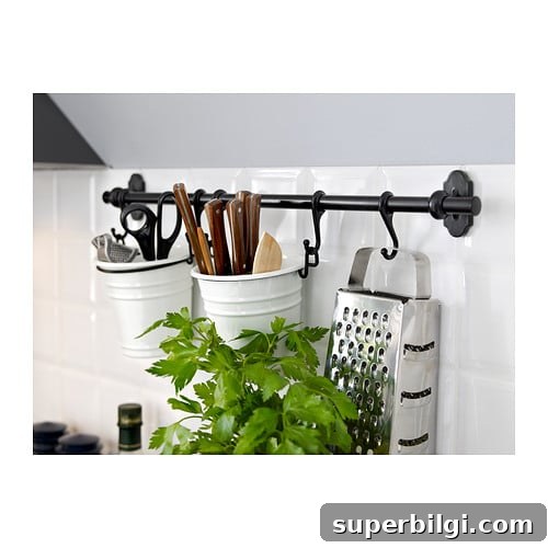 IKEA Fintorp Kitchen Hanging System for Smart Storage 4 IKEA Fintorp Rails