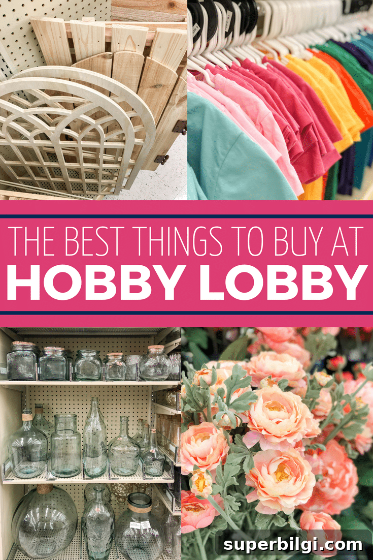 Hobby Lobby Shopping Guide: What to Buy for Crafts and Decor 2 Find the BEST things to buy at Hobby Lobby right here!
