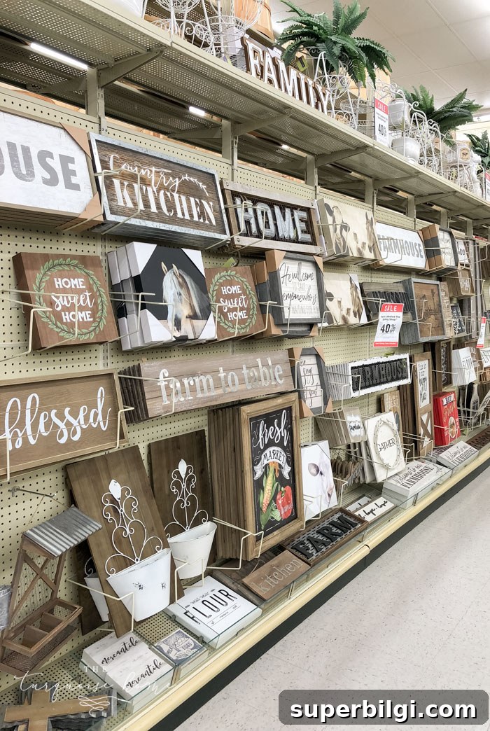 Hobby Lobby Shopping Guide: What to Buy for Crafts and Decor 11 Signs galore at Hobby Lobby!