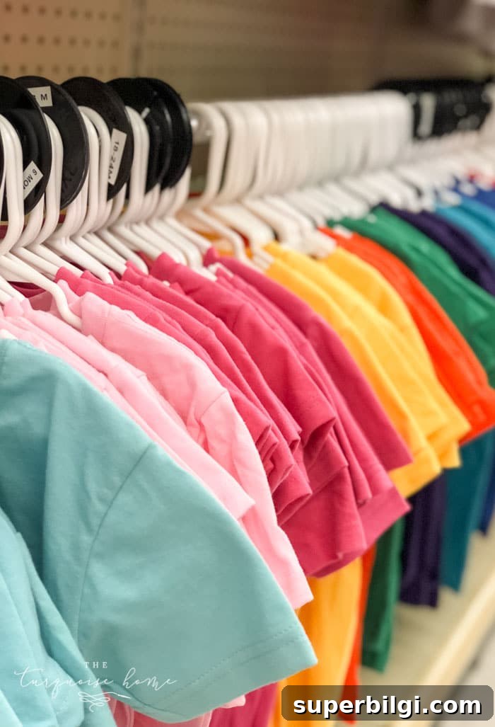 Hobby Lobby Shopping Guide: What to Buy for Crafts and Decor 15 Get t-shirts for craft projects in any color at Hobby Lobby!