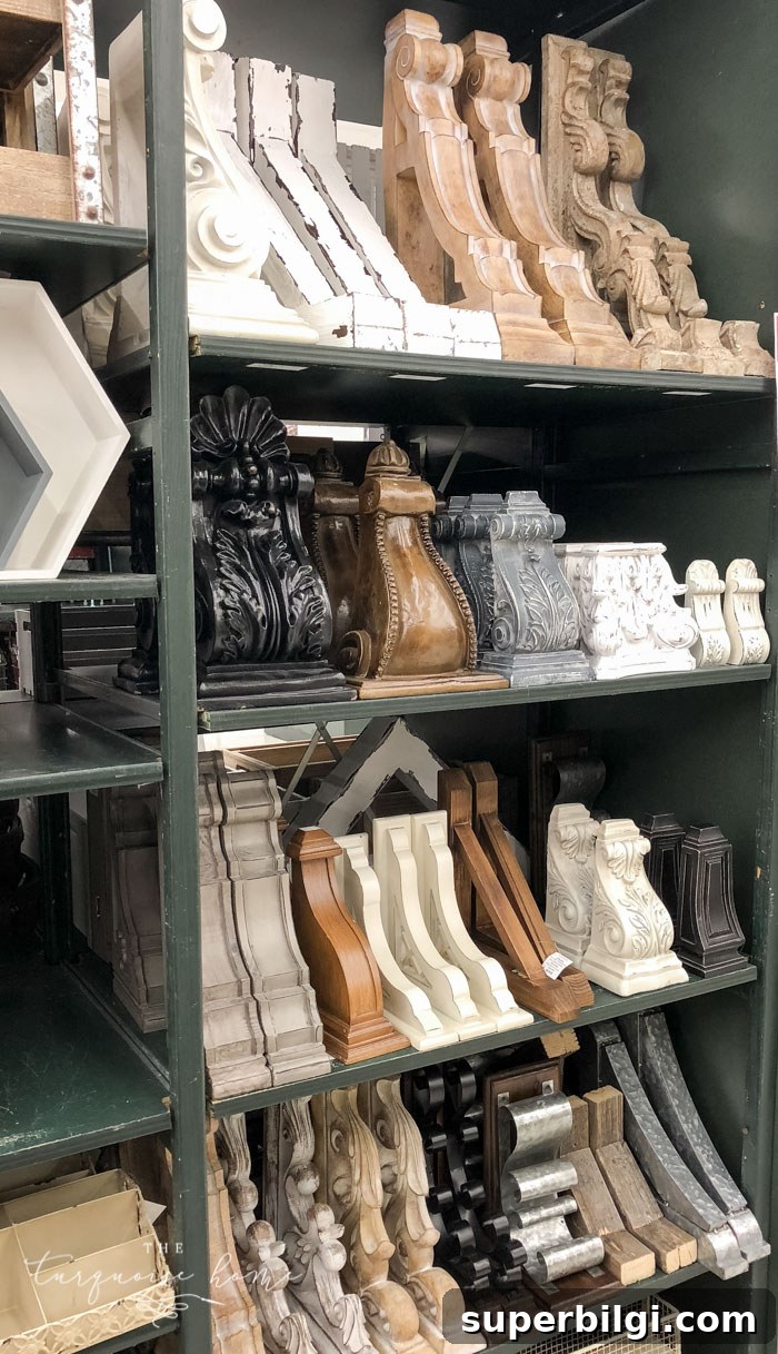 Hobby Lobby Shopping Guide: What to Buy for Crafts and Decor 3 Corbels are a must-buy at Hobby Lobby!