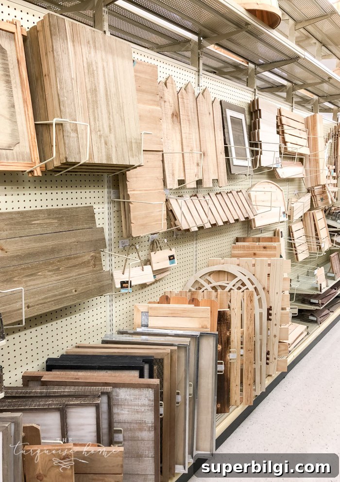 Hobby Lobby Shopping Guide: What to Buy for Crafts and Decor 8 The craft wood panel section is amazing at Hobby Lobby! Everything your crafting heart desires!