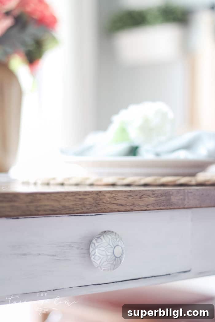 New knobs give a budget-friendly updated look to kitchen makeovers!