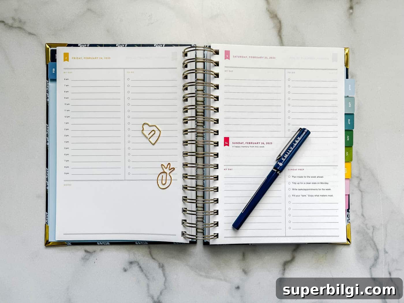 Daily Simplified Planner Review and My Time-Saving Planning Hack 8 Simplified Planner Weekend Pages