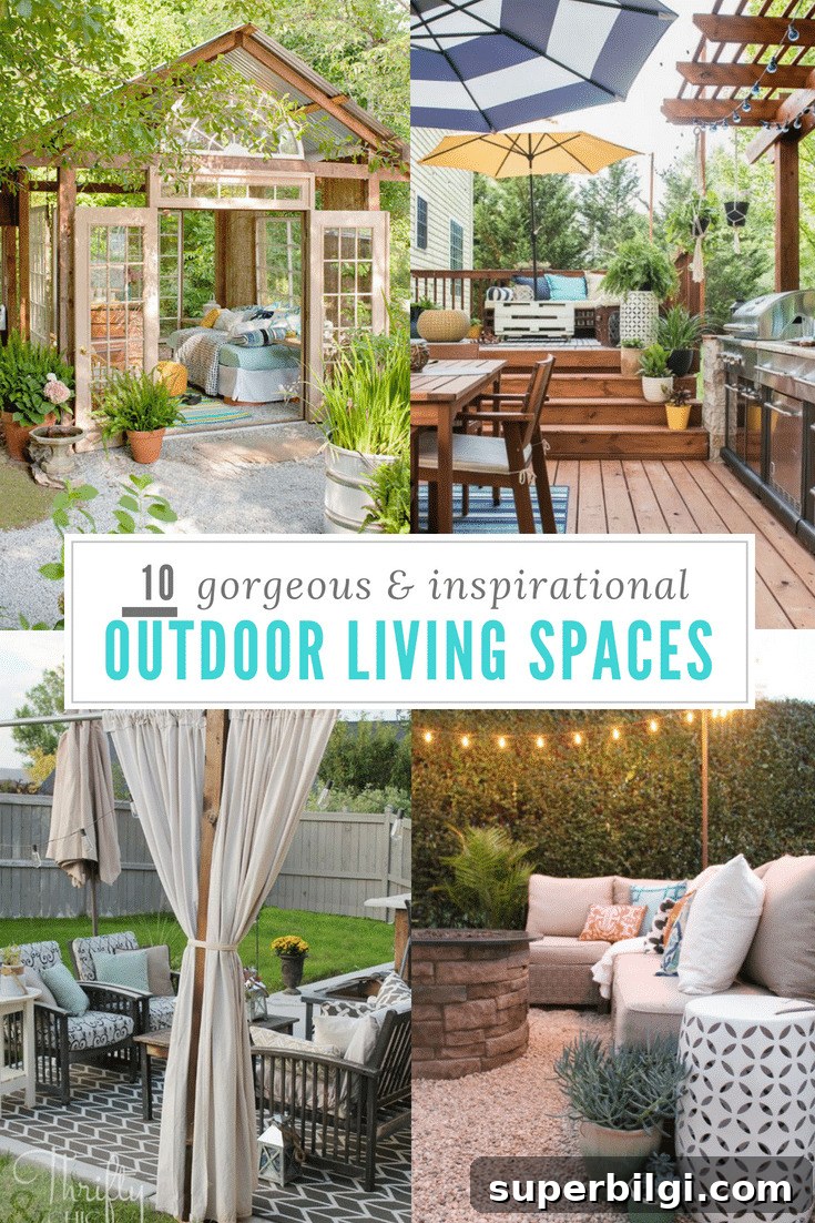 Stunning and Practical Outdoor Living Space Designs 2 10 Outdoor Living Spaces to Inspire