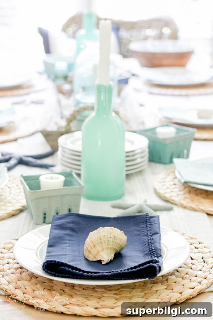 Coastal Dining Room and Entryway Decor Ideas 3 Coastal Decor in the Dining Room + 15 other gorgeous homes decorated for summer!