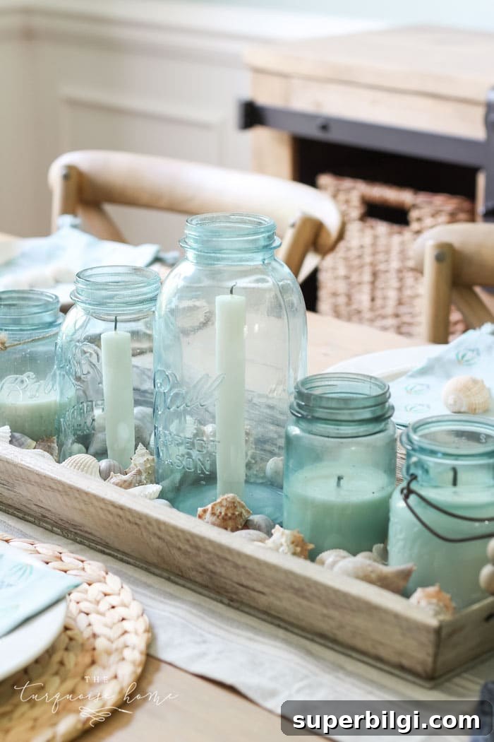 Coastal Dining Room and Entryway Decor Ideas 6 Coastal Decor in the Dining Room + 15 other gorgeous homes decorated for summer!
