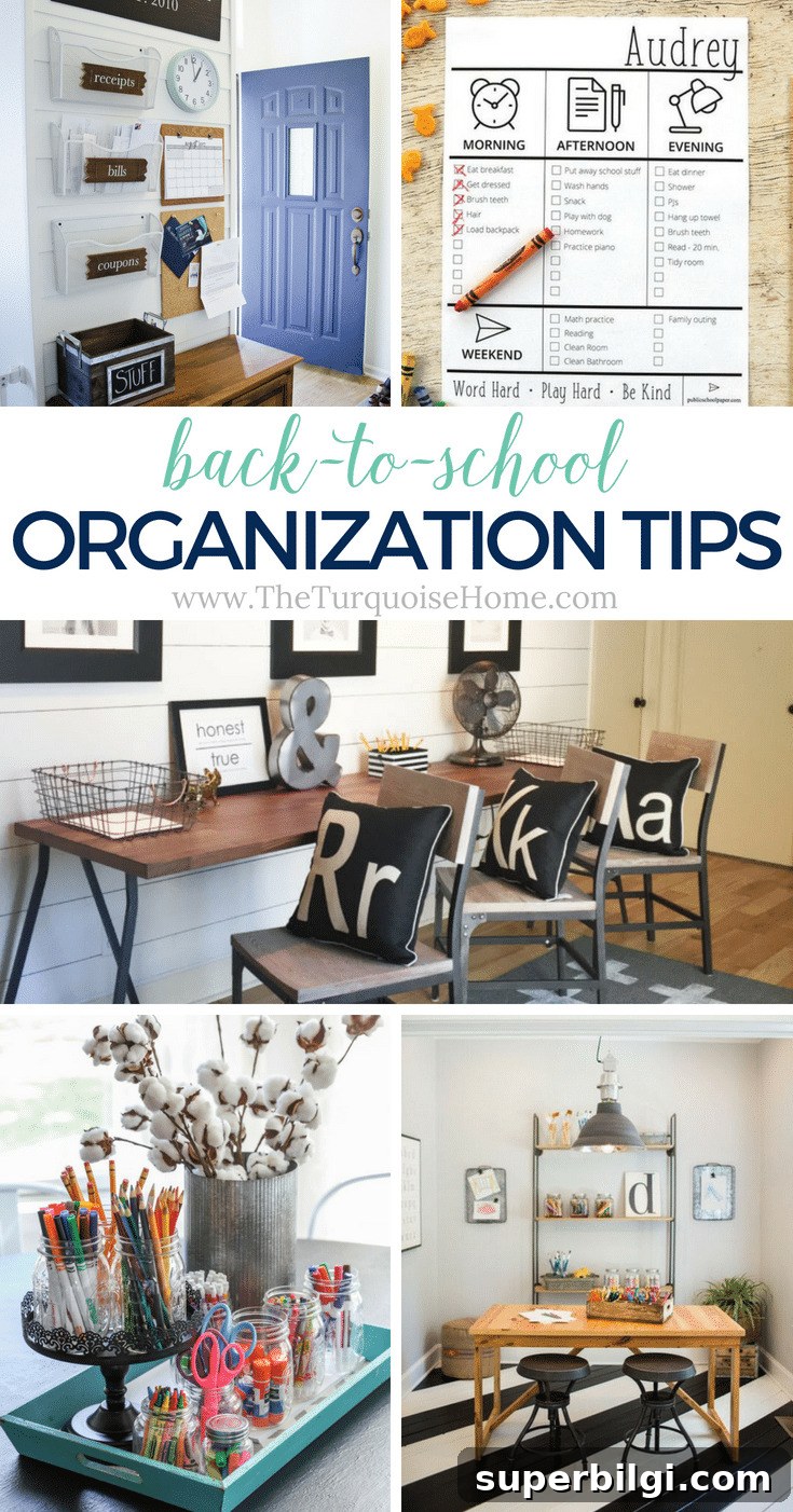 Back-to-School Organization Tips to Save Parents' Sanity 2 Back-to-School Organization Tips for Parents