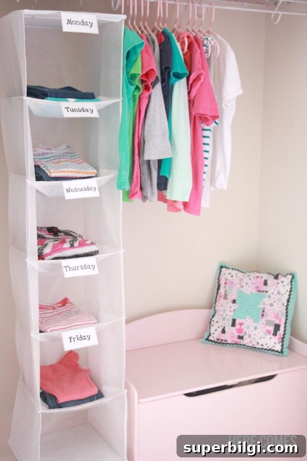 Back-to-School Organization Tips to Save Parents' Sanity 9 Back-to-school Clothes Organizing System