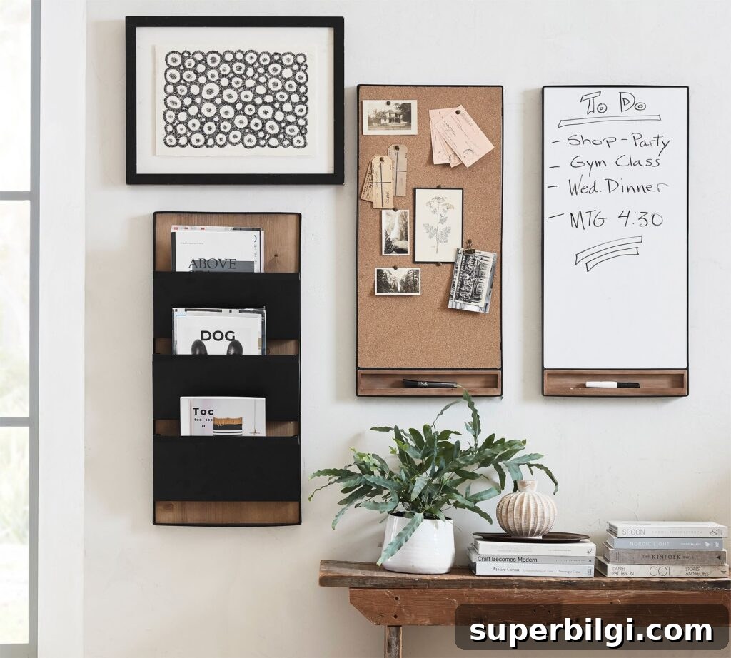 Back-to-School Organization Tips to Save Parents' Sanity 3 Trenton 3-Piece essential organization set with whiteboard