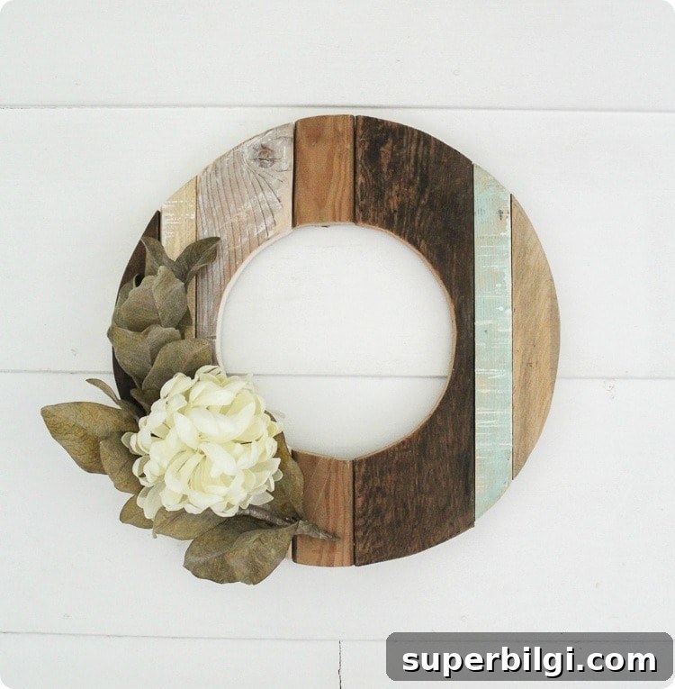 Rustic Wood Fall Wreath