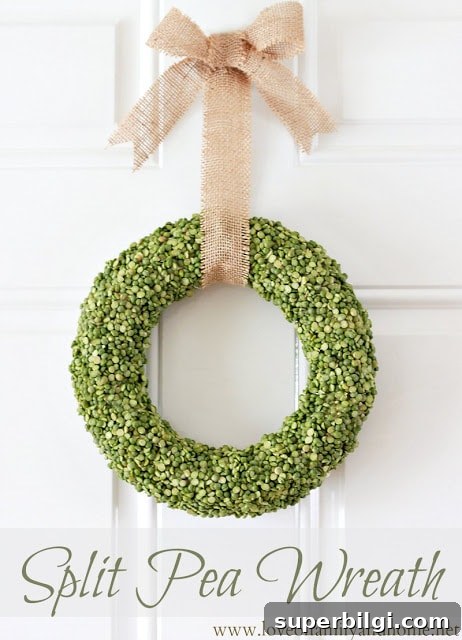 Split Pea Wreath