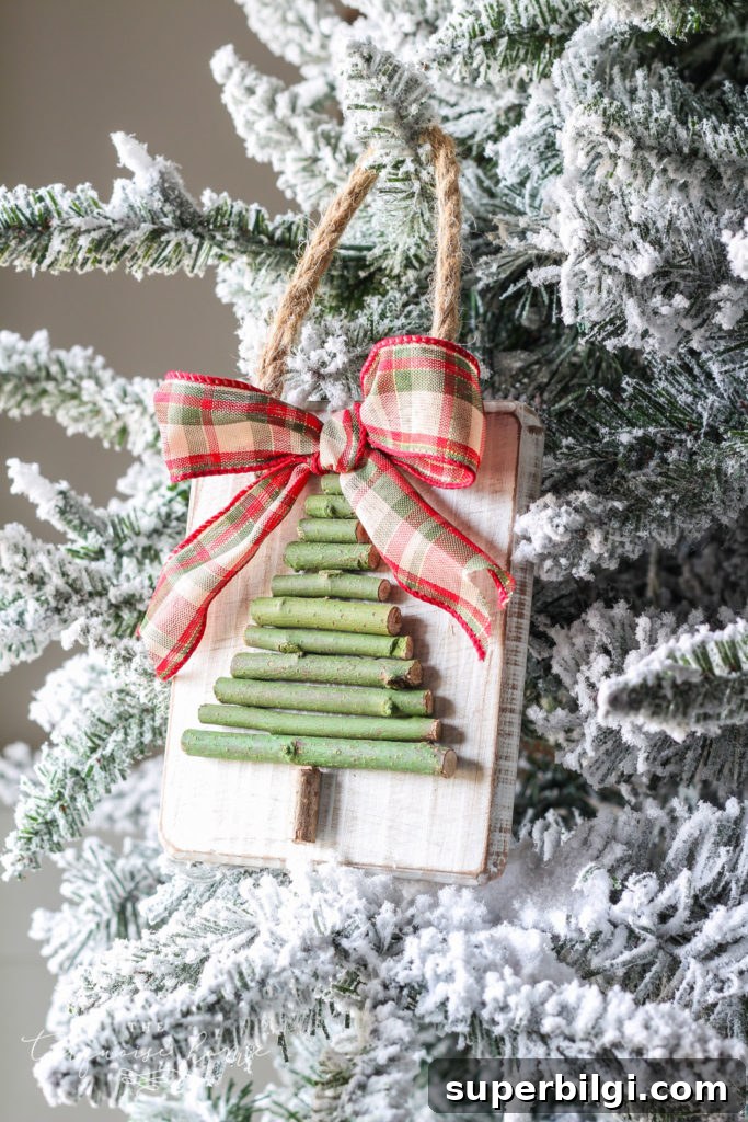 60+ DIY Christmas Gift Ideas for 2025 2 DIY Twig Christmas Tree Ornament