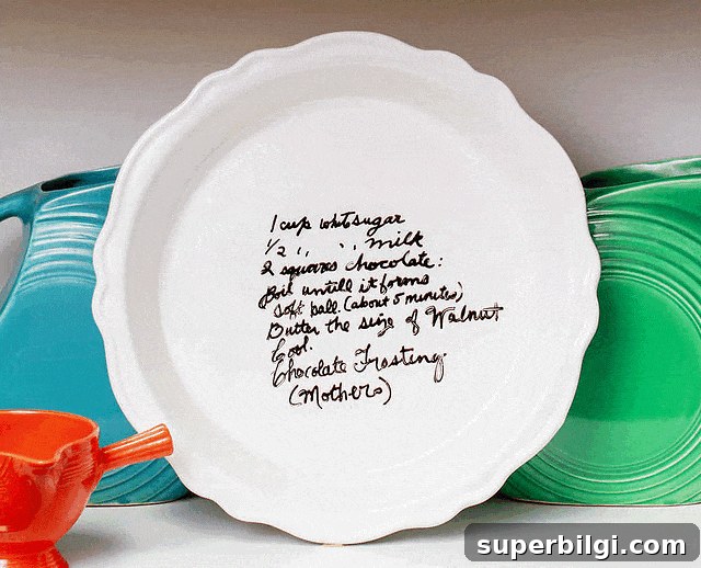 60+ DIY Christmas Gift Ideas for 2025 12 DIY Heirloom Recipe Pie Plate