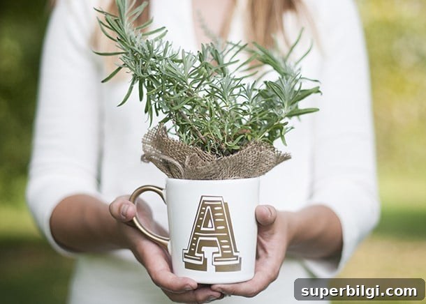 60+ DIY Christmas Gift Ideas for 2025 21 Anthro Inspired DIY Initial Mug