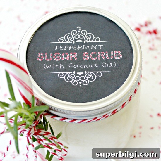 60+ DIY Christmas Gift Ideas for 2025 32 Peppermint Sugar Scrub