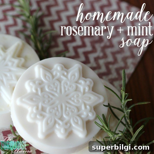 60+ DIY Christmas Gift Ideas for 2025 37 Homemade Rosemary and Mint Soap