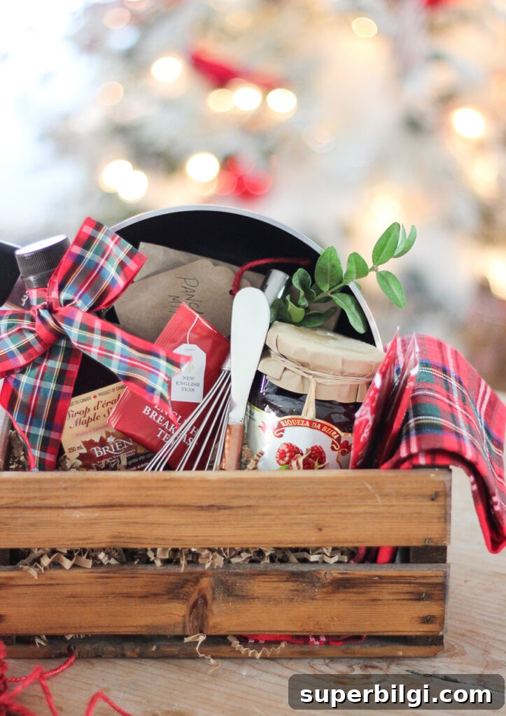 60+ DIY Christmas Gift Ideas for 2025 43 Christmas morning breakfast basket gift