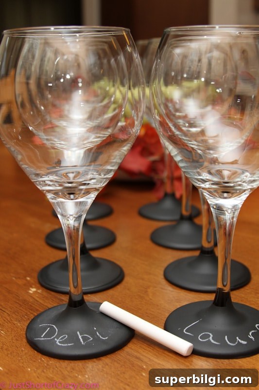 60+ DIY Christmas Gift Ideas for 2025 48 DIY Chalkboard Wine Glasses