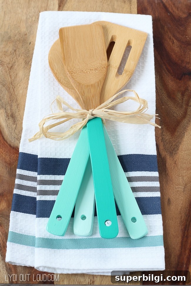60+ DIY Christmas Gift Ideas for 2025 49 DIY Ombre Kitchen Utensils