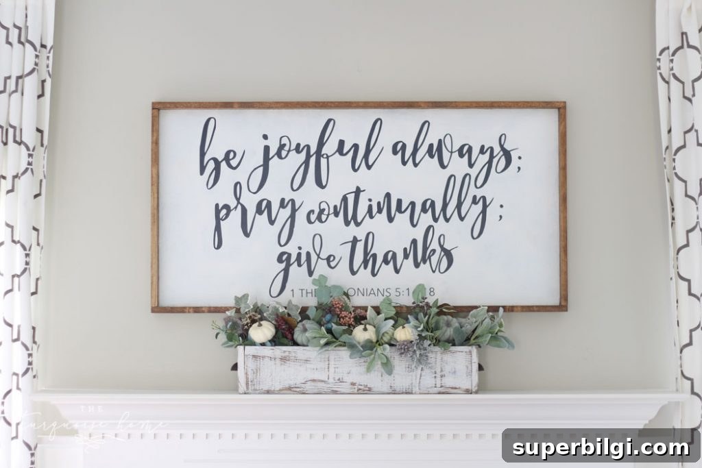 60+ DIY Christmas Gift Ideas for 2025 6 Make a Large Wooden Sign