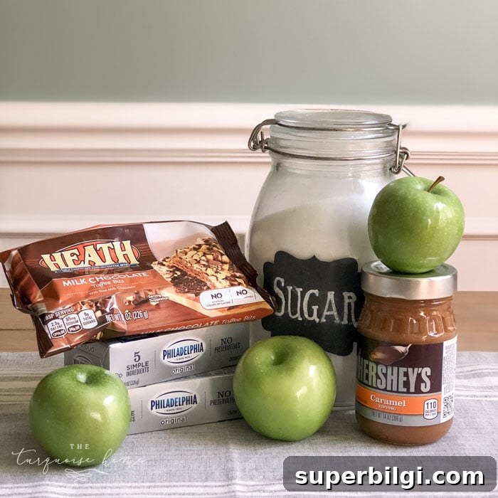 Cream Cheese Caramel Apple Dip Recipe 4 Ingredients to make Cream Cheese Caramel Apple Dip
