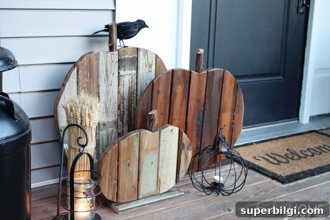 13 Charming Wooden Pumpkins for Fall Decor on Any Budget 3 DIY Reclaimed Wooden Pumpkin