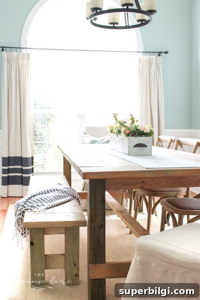 Stylish Budget Curtain Ideas to Transform Your Home 16 Hang curtains high and wide to make the space look bigger and allow the most amount of natural light in!