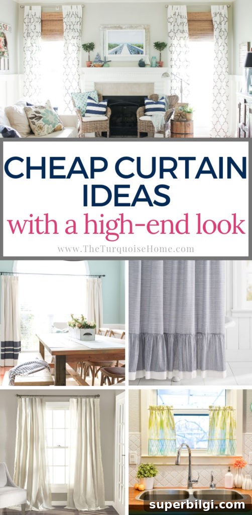 Stylish Budget Curtain Ideas to Transform Your Home 17 Cheap Curtain Ideas with a high-end look! #cheaphomedecor #diyhomedecoronabudget #diyhomedecor #cheapdiy #curtains #curtainideas #homedecor #homedecorideas #cheapcurtains #lookforless