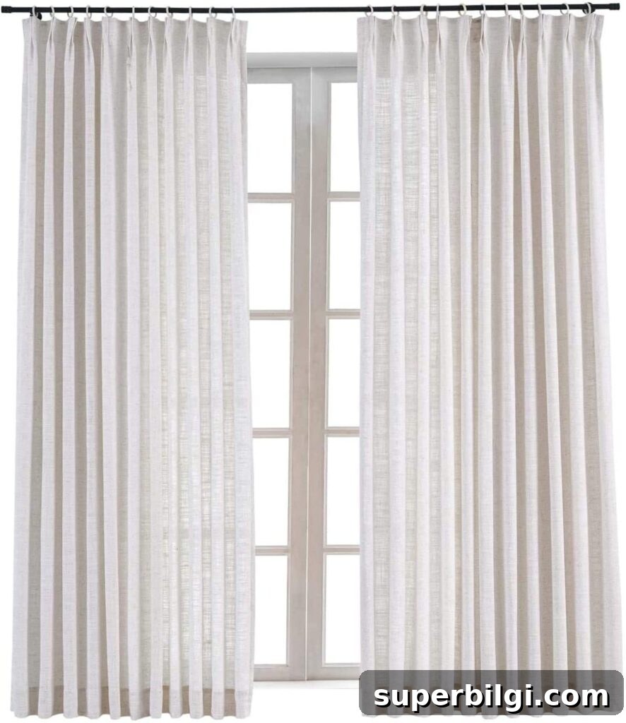 Stylish Budget Curtain Ideas to Transform Your Home 6 Amazon Pinch Pleat Drapes