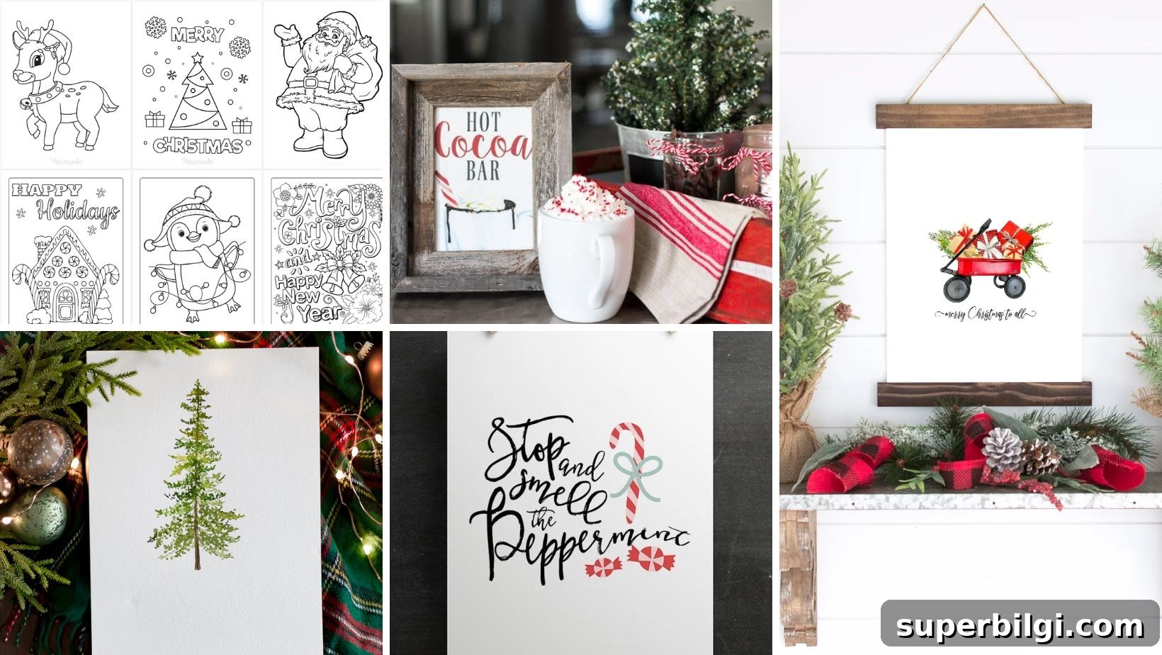 50 Free Christmas Printables to Decorate Your Home 14 free printable art for christmas