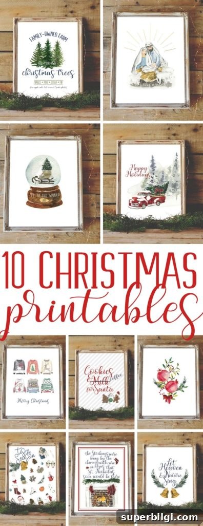50 Free Christmas Printables to Decorate Your Home 15 10 Beautiful Christmas Printables for Your Home!