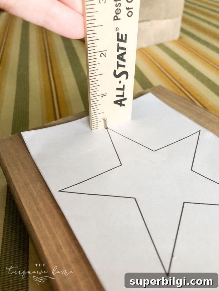 DIY Christmas String Art Stocking Holders