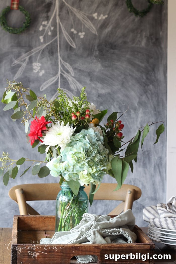 Christmas Kitchen 2018: Festive Recipes and Holiday Menu 8 Red and green holiday accents in kitchen