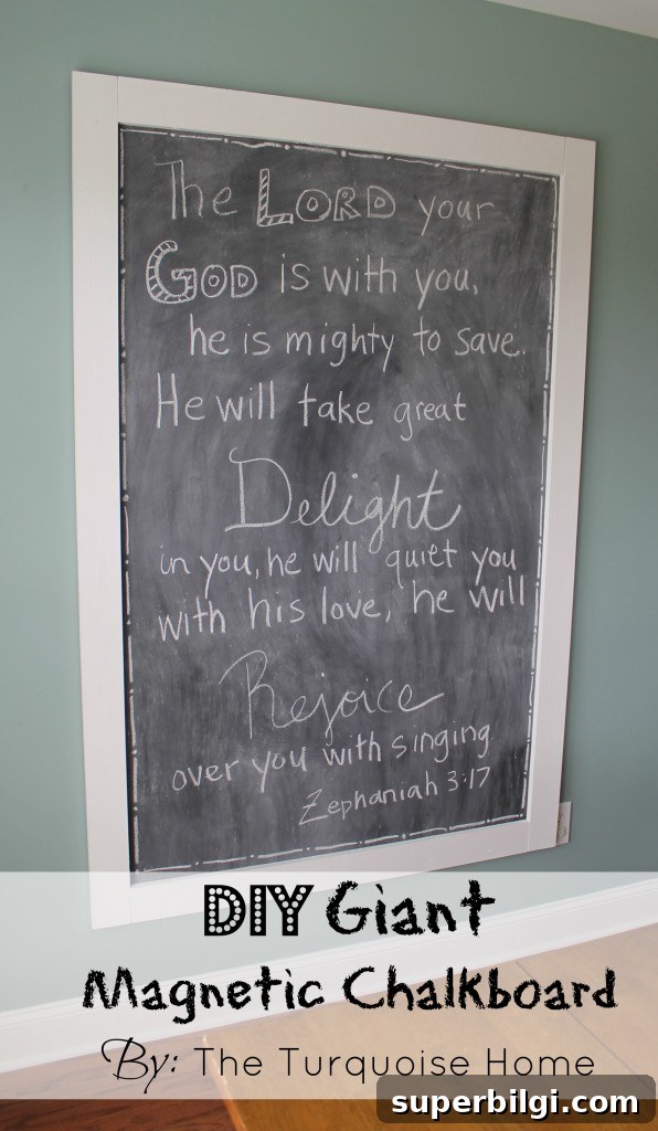DIY Giant Chalkboard