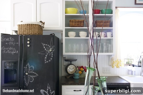 Chalkboard Refrigerator