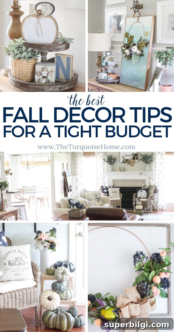 Affordable Fall Decor Ideas for a Cozy Home 13 The Best Fall Decor Tips for a Tight Budget! | Budget-friendly Fall Decorating Ideas | Fall Home Tour 2018