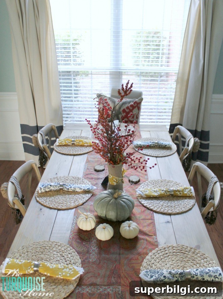 How to Turn Drop Cloths into Stylish Curtains 9 DIY Painted Drop Cloth Curtains | TheTurquoiseHome.com