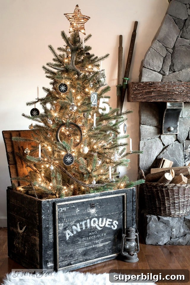 Christmas Tree Stands for Stable and Stylish Holiday Trees 12 antique crate tree stand