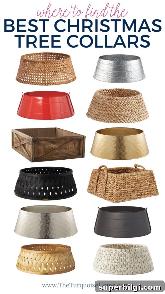 Christmas Tree Stands for Stable and Stylish Holiday Trees 19 The Best Christmas Tree Collar Ideas for Your Home