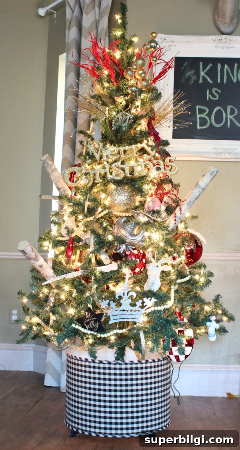 Christmas Tree Stands for Stable and Stylish Holiday Trees 7 Lamp shade Christmas tree stand