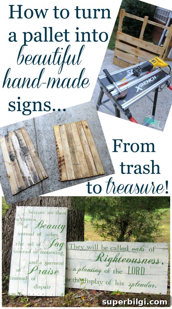 DIY Pallet Signs