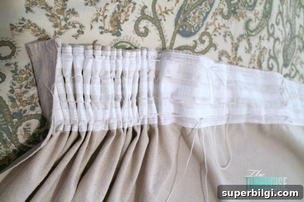 DIY Pleated Curtains: Turn Messy Drapes into Tailored Panels 8 DIY Easy Pleated Curtains